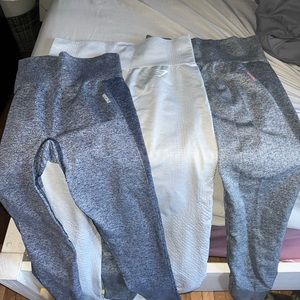 $25 each or $60 for all 3-brand new(number worn)medium gymshark leggings